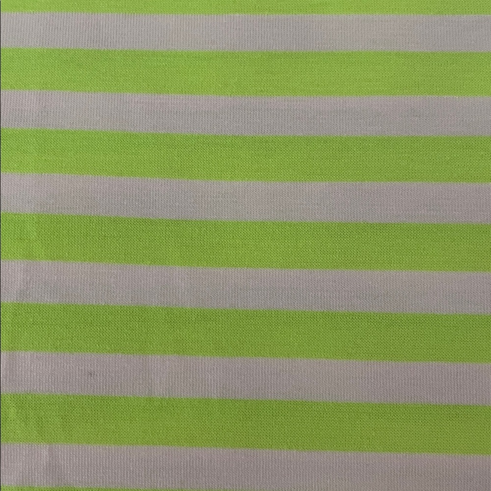 BiBi Neon Lime and Hot Pink Striped Top Size XL NWOT - Picture 5 of 7